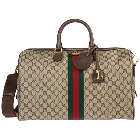 gucci weekender duffle bag|gucci travel tote bag.